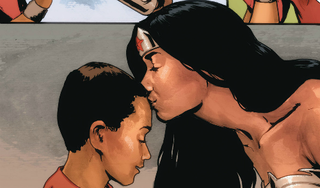 Illustration for article titled Cute scene from "Sensation Comics featuring Wonder Woman" #3